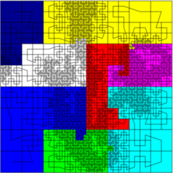 AMR Hilbert curve